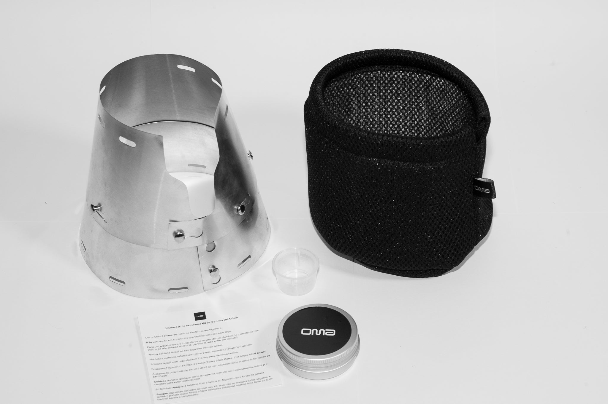 Kit Cozinha Ultra Leve Oma Gear Toaks Sem panela
