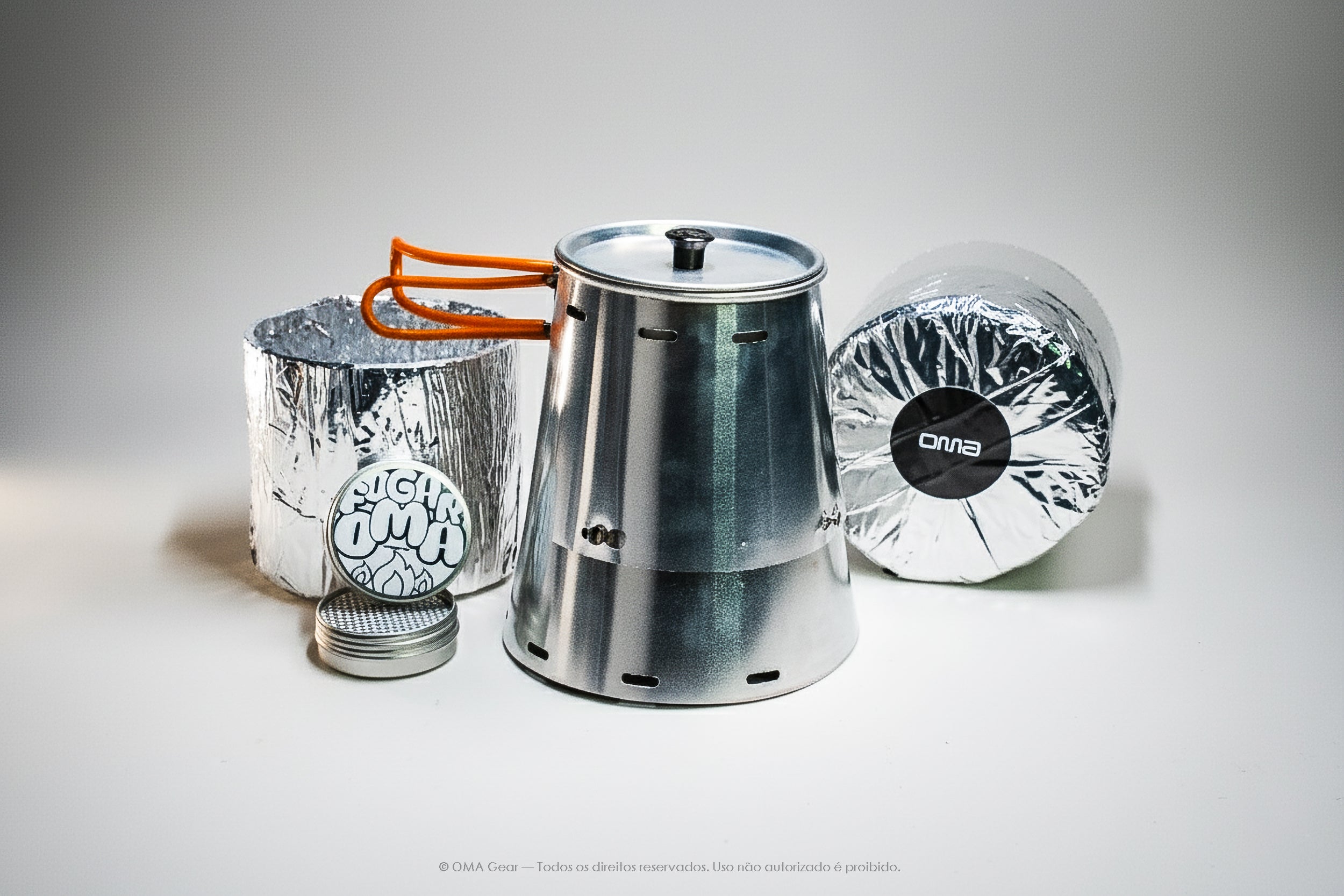 Kit Cozinha Ultra Leve Oma Gear 800ml  ( tipo caneca )